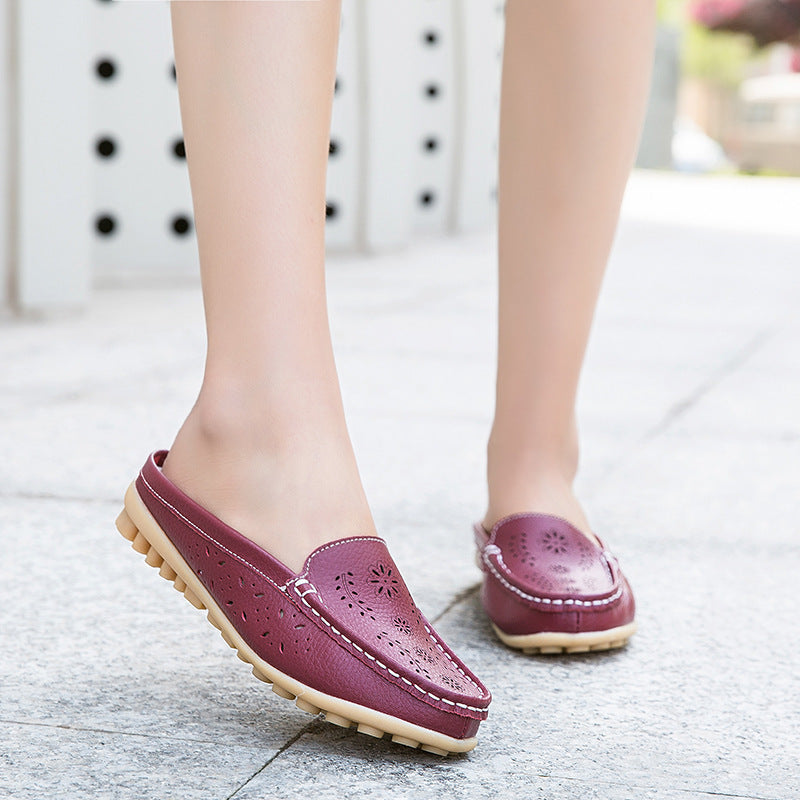 Low-cut Flat Comfortable Slippers