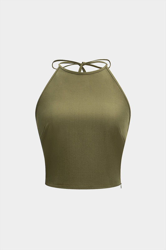 Tie-Up Backless Cami Top