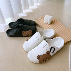 Cap Semi Female Cute Cartoon Fashion Outer Wear Sandals