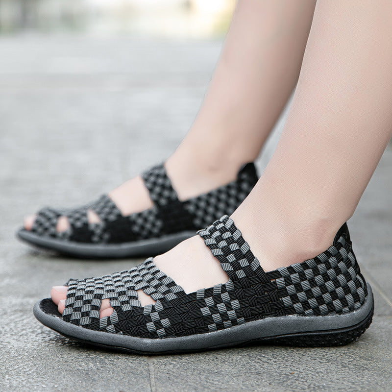 Elastic Belt Casual Women Shoes