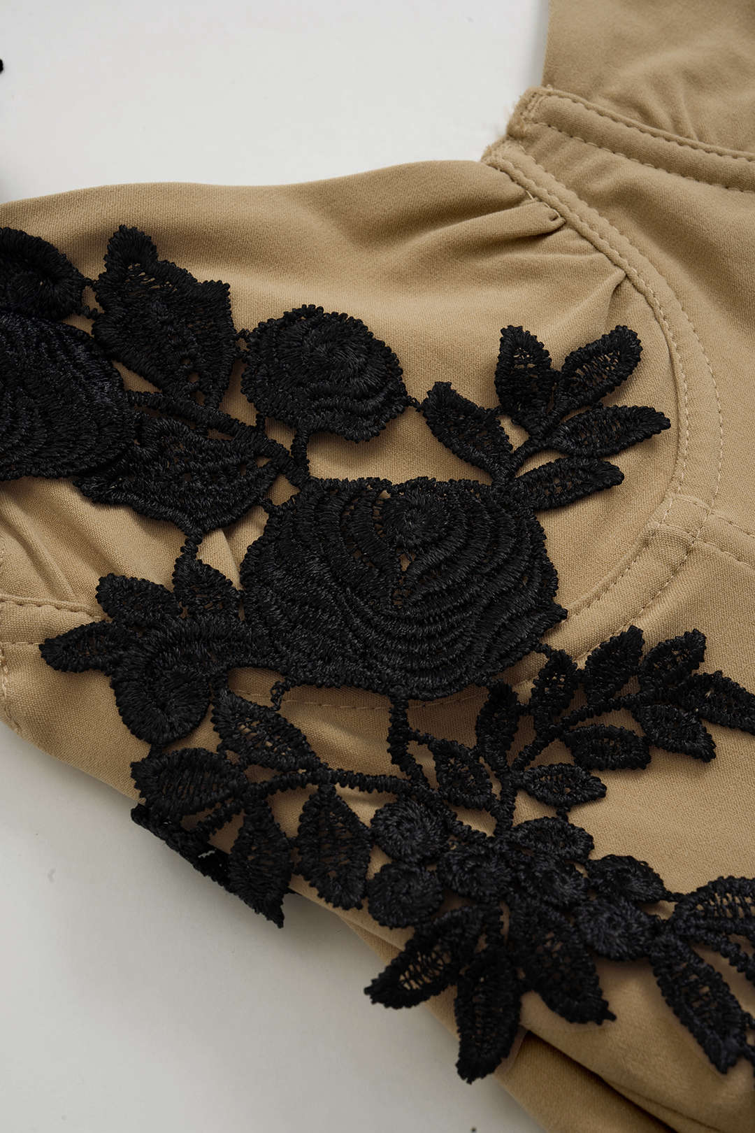 Tie Back Patchwork Tie-Up Cami Top