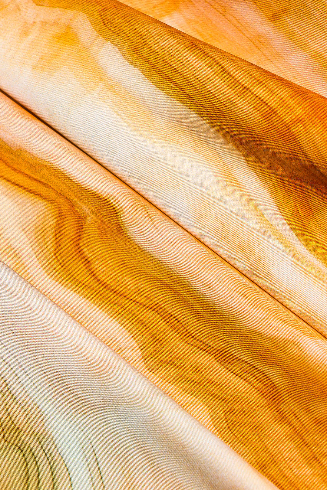 Tie Dye Print Tie Front Slip Cami Top