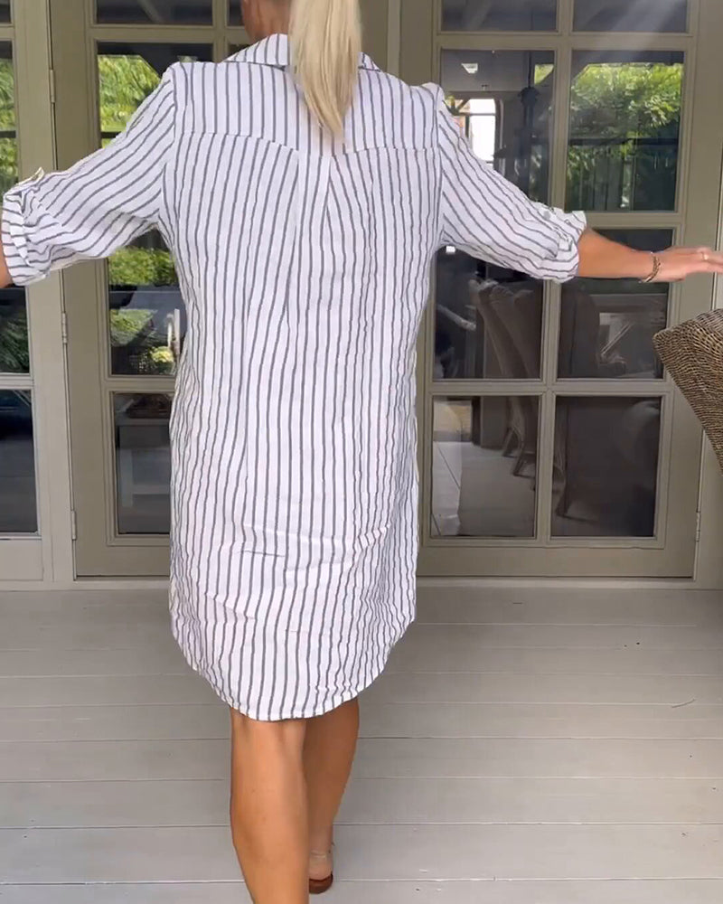 Shirt vertical dress