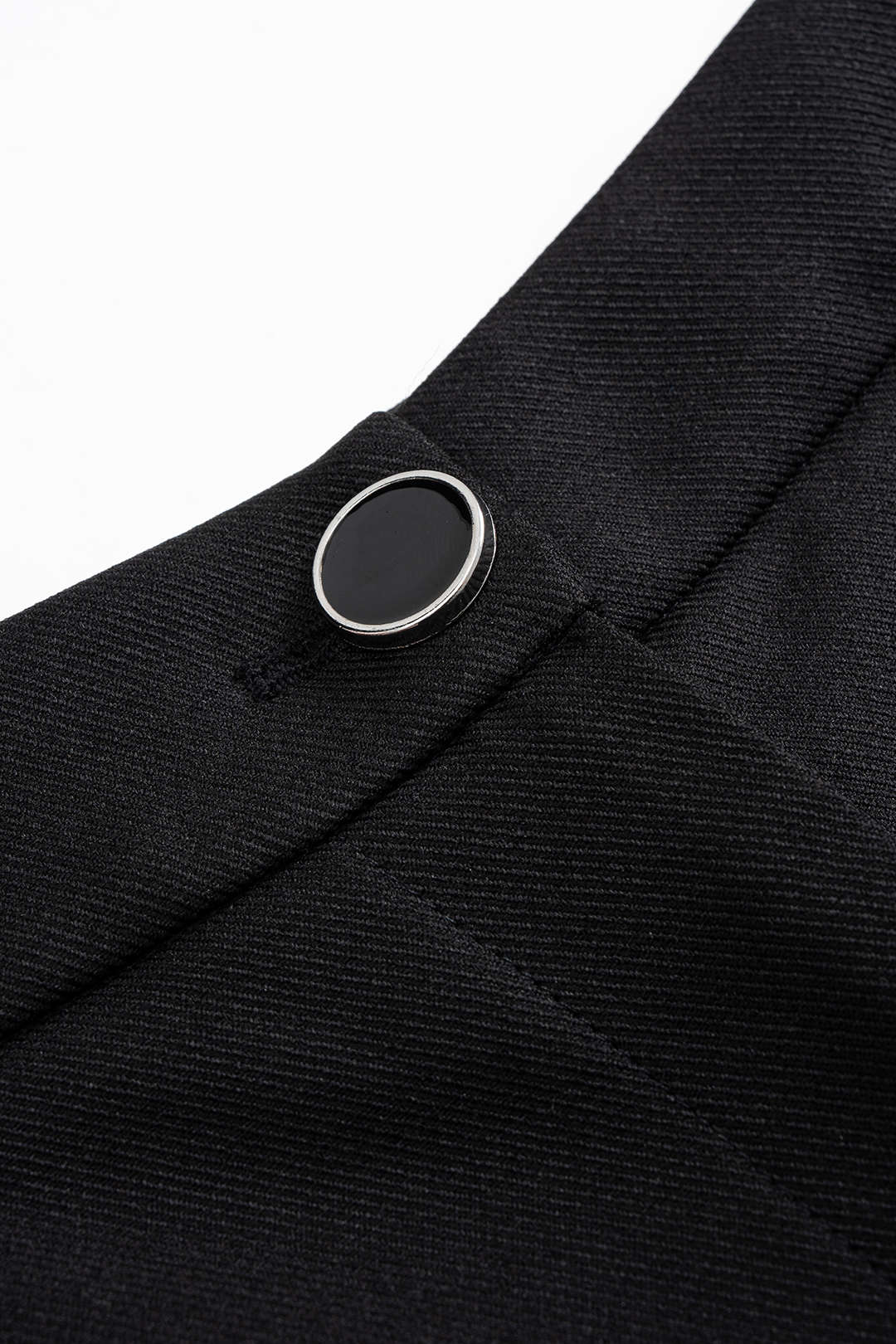 Twist Knot Patchwork Belted Wide Leg Trousers