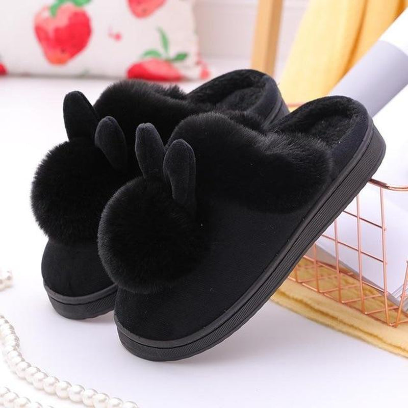 Cute Fluffy Pom Pom Slippers