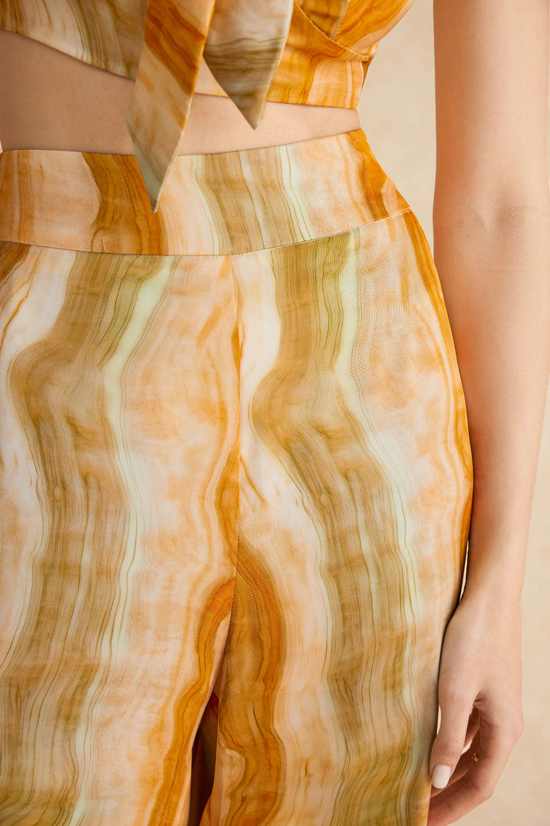 Tie Dye Print Trousers