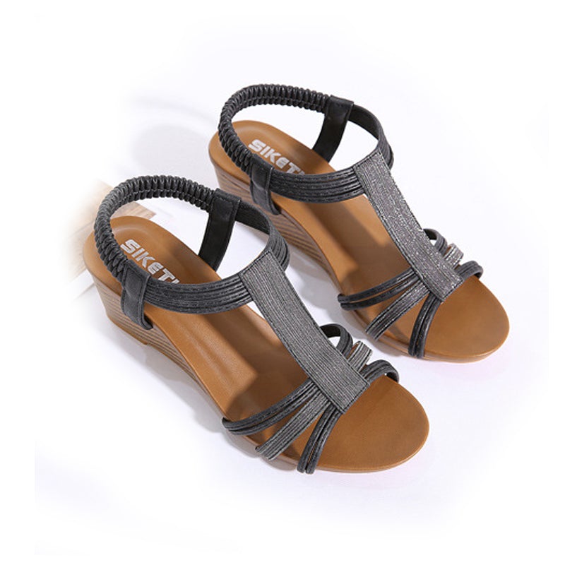 slope heel women sandals summer new national style