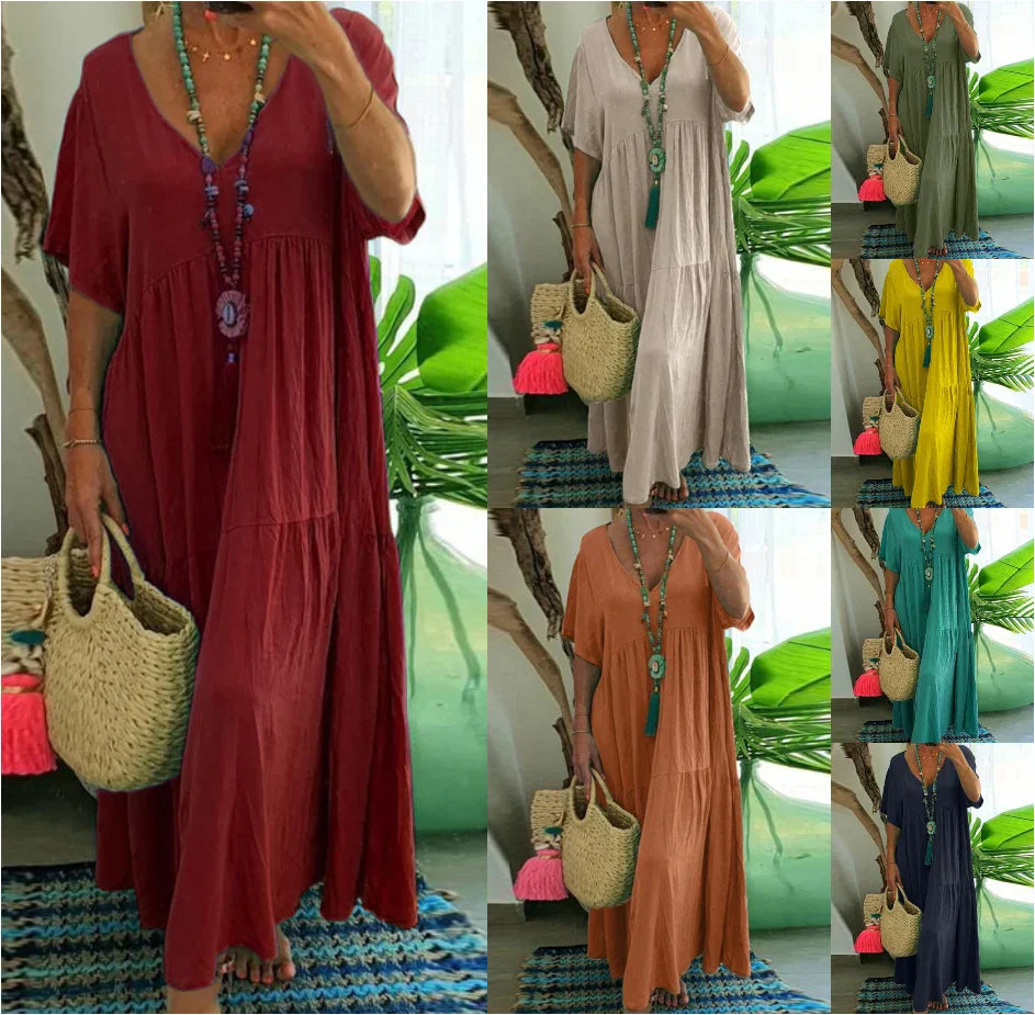 BAHAMAâ„?- Cotton Linen Dress