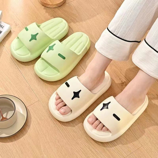 Women's & Men's Slip-on Home Indoor Bathroom Outdoor Thick-soled Sandals
