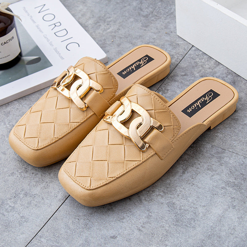 Women's Toe Half Fashionable Outdoor Home Flat Sandals