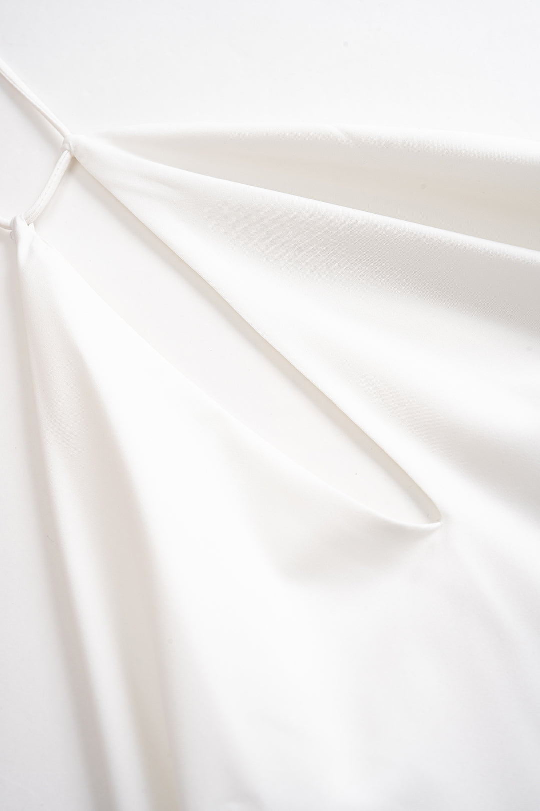 V-Neck Tie-Back Backless Slip Sleeveless Mini Dress