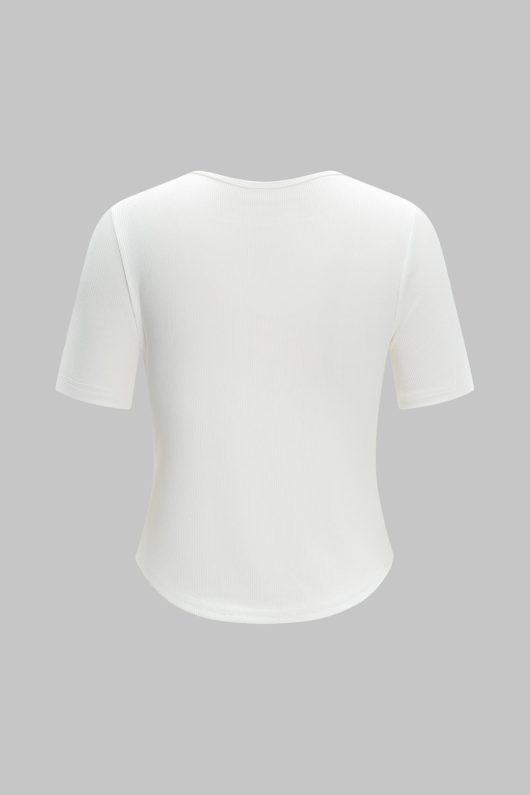 Strappy Tie-Up Short Sleeve T-Shirt