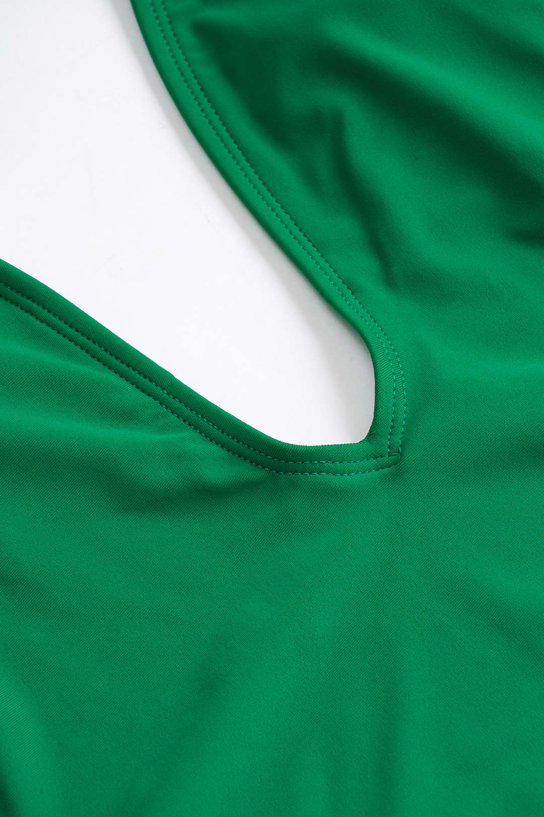 Tie Knot Crossed Backless One-Piece Swimsuit