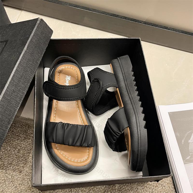 Women's Style With Skirt Muffin Summer Thick Sandals