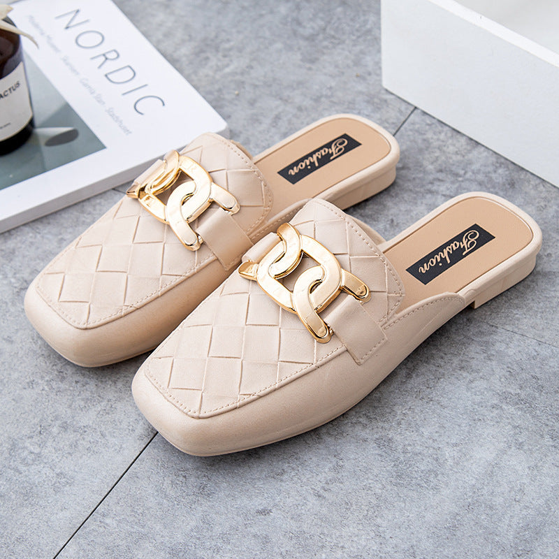 Women's Toe Half Fashionable Outdoor Home Flat Sandals