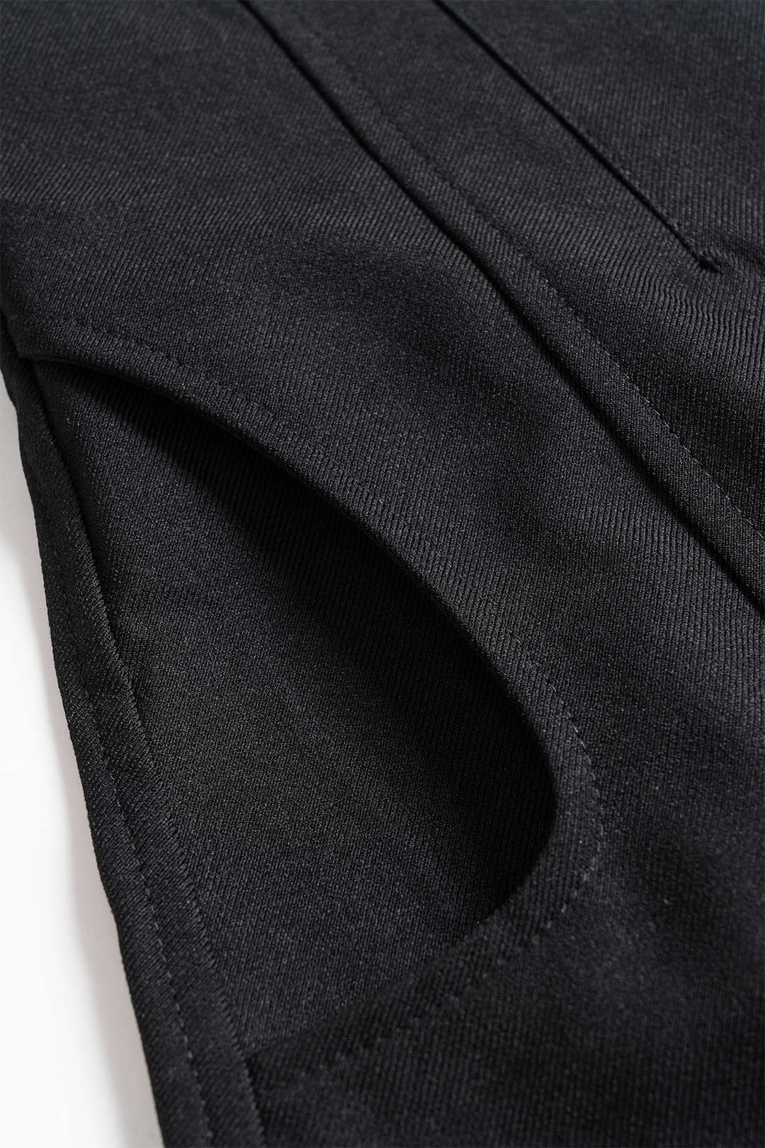 Wide Leg Design Zipper Barrel Trousers