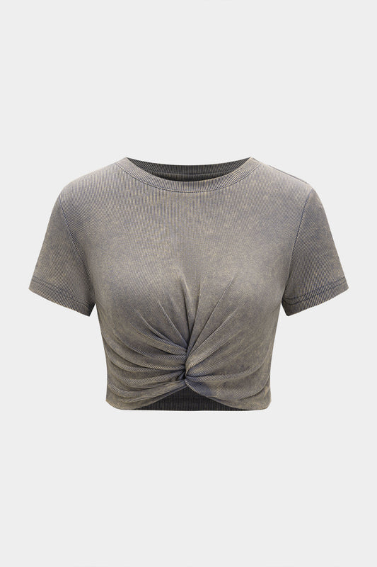 Twist Knot Short Sleeve T-Shirt