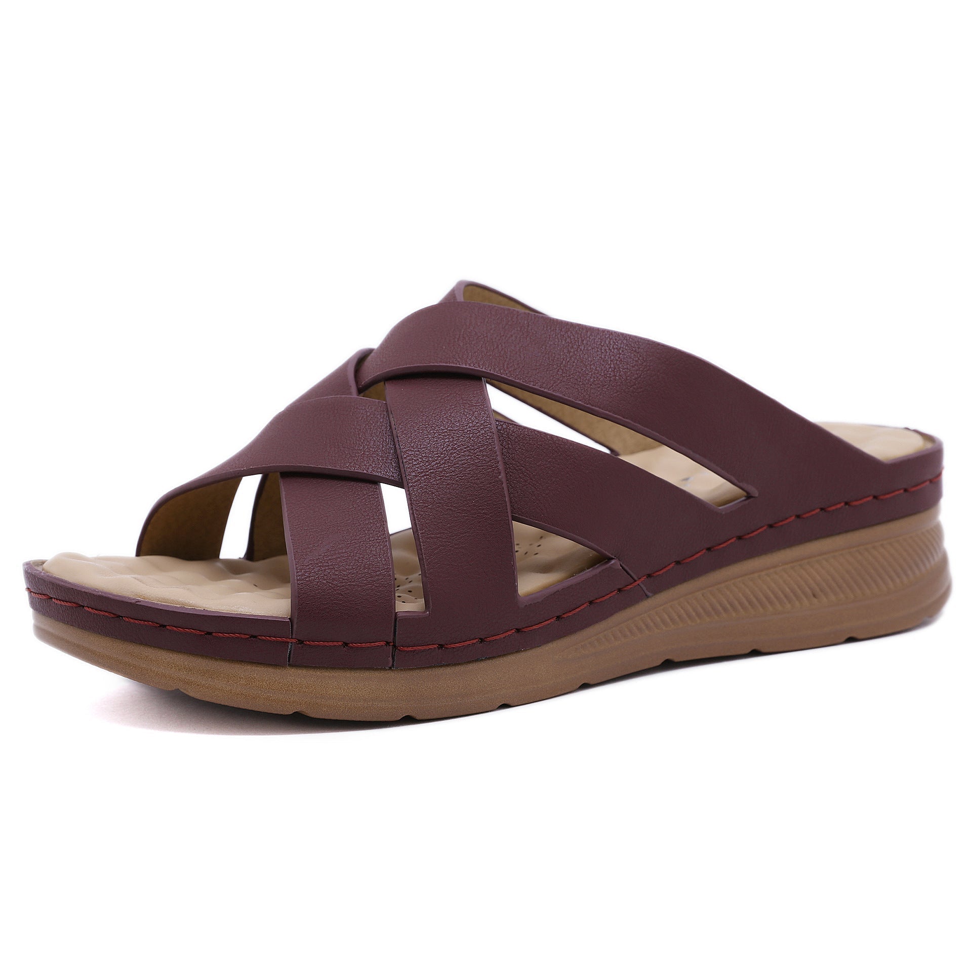 Casual Cross Wedge Stylish Sandals