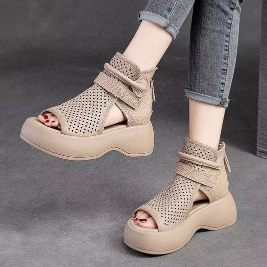 Women's Mesh Hollow Summer Outer Wear Elegant Sandals