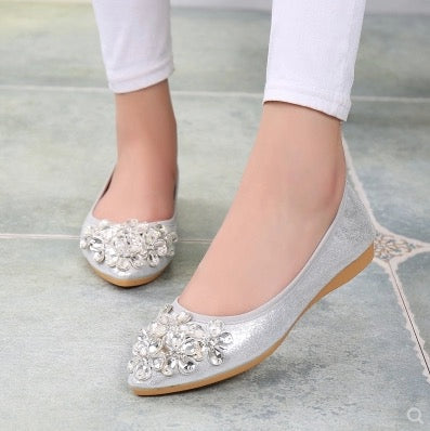 Rhinestone Flats Casual Comfort Dressy Flats