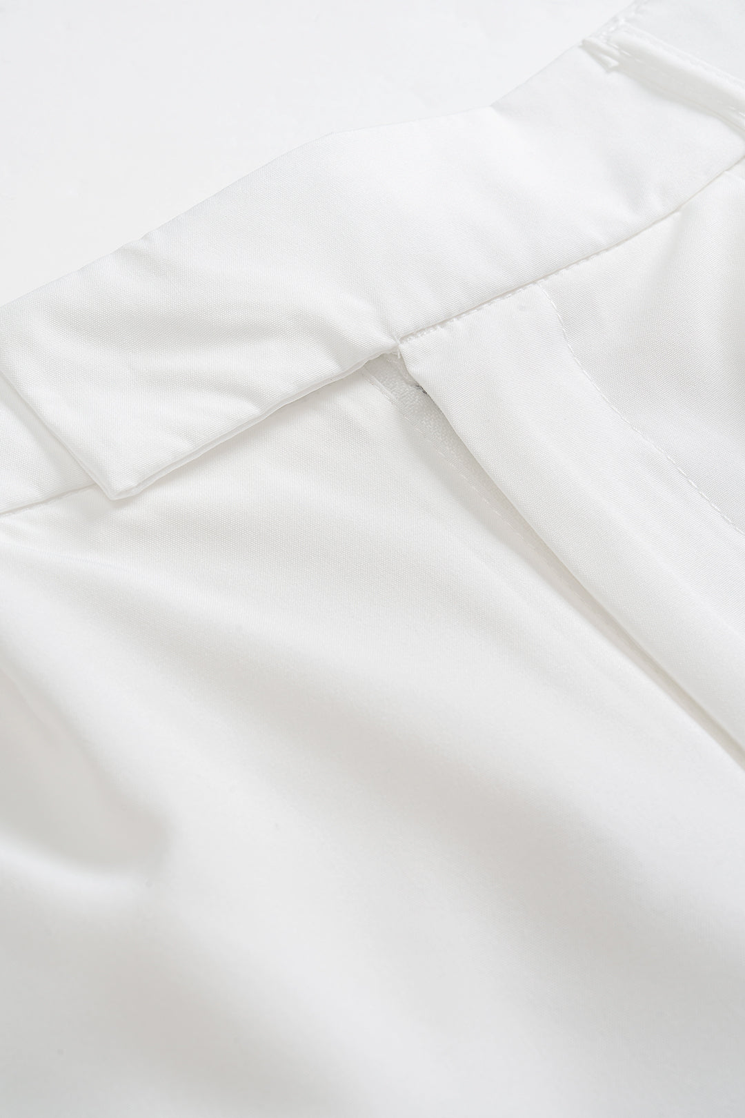 Tie Front Long-Sleeve Shirt And High Waist Shorts Set