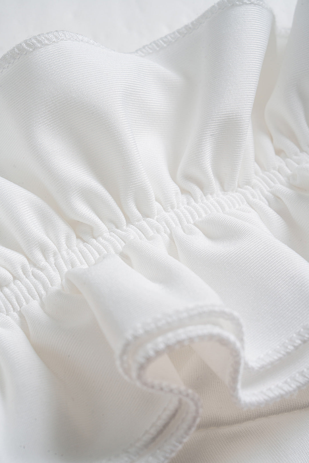 Tie-Front Off Shoulder Patchwork Scallop Edge Maxi Dress