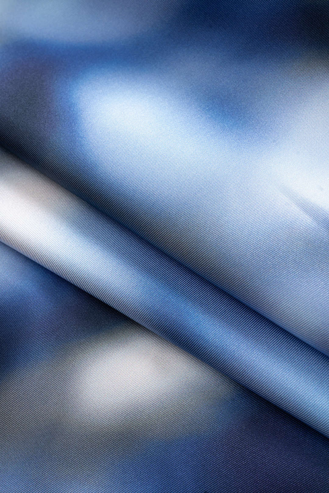 Tie Dye Print Chiffon Hollow Out Side Slit Sleeveless Maxi Dress