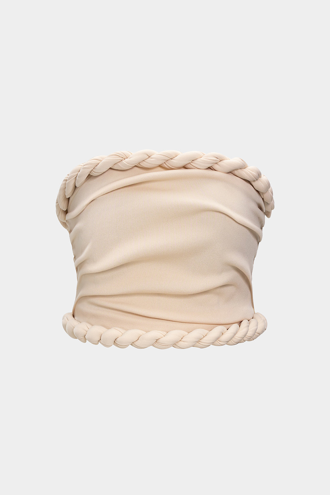 Twist Knot Strapless Tube Top