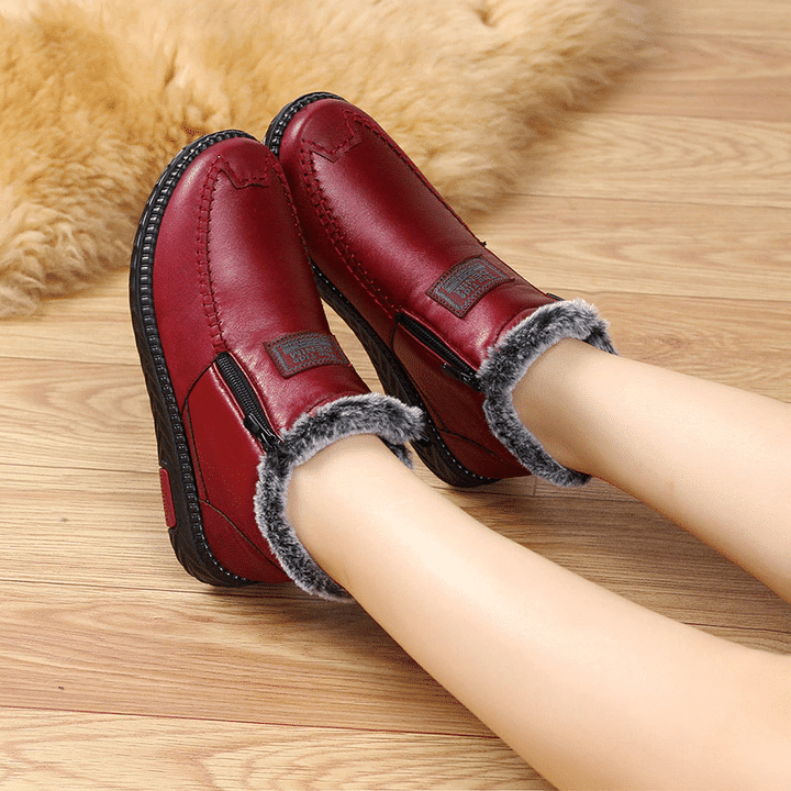 Women's Soft Leather Winter Warm Shoes