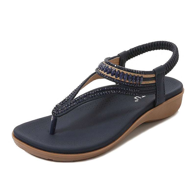 Summer Beaded Soft Breathable Comfort Sandals