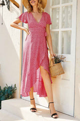 Casual Floral Length Dress ( 3 Colors )