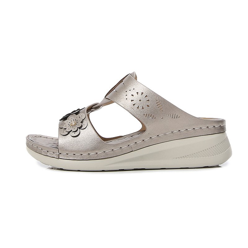 Rhinestone Flower Casua Light And Non-slip Sandals
