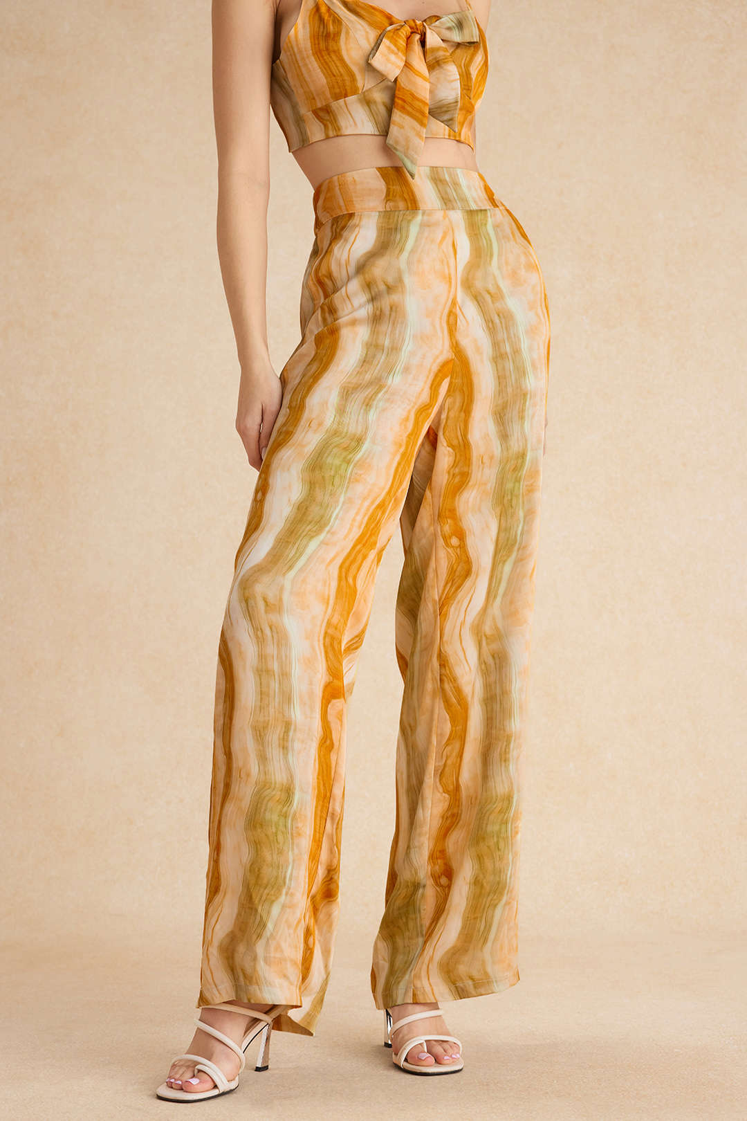 Tie Dye Print Trousers