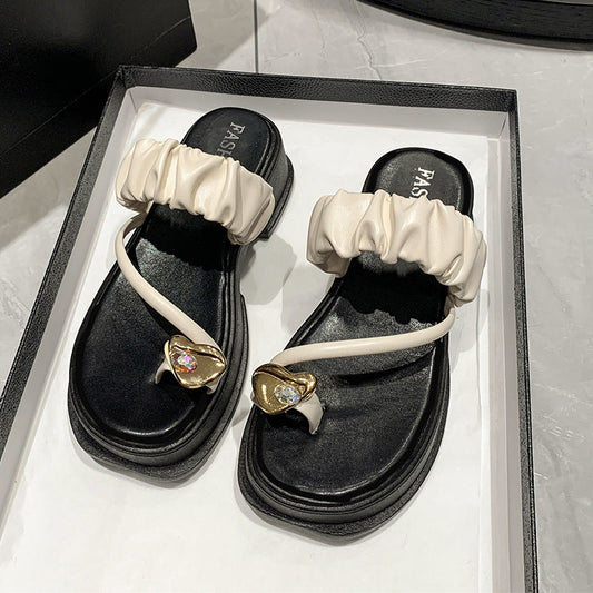 Women's Outdoor High Platform Beach Summer French Sandals