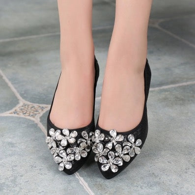 Rhinestone Flats Casual Comfort Dressy Flats