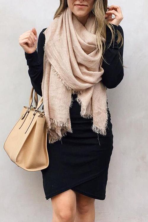 Slim-fit Personality Open Dress
