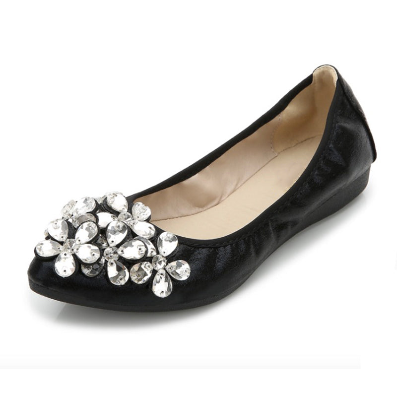 Rhinestone Flats Casual Comfort Dressy Flats