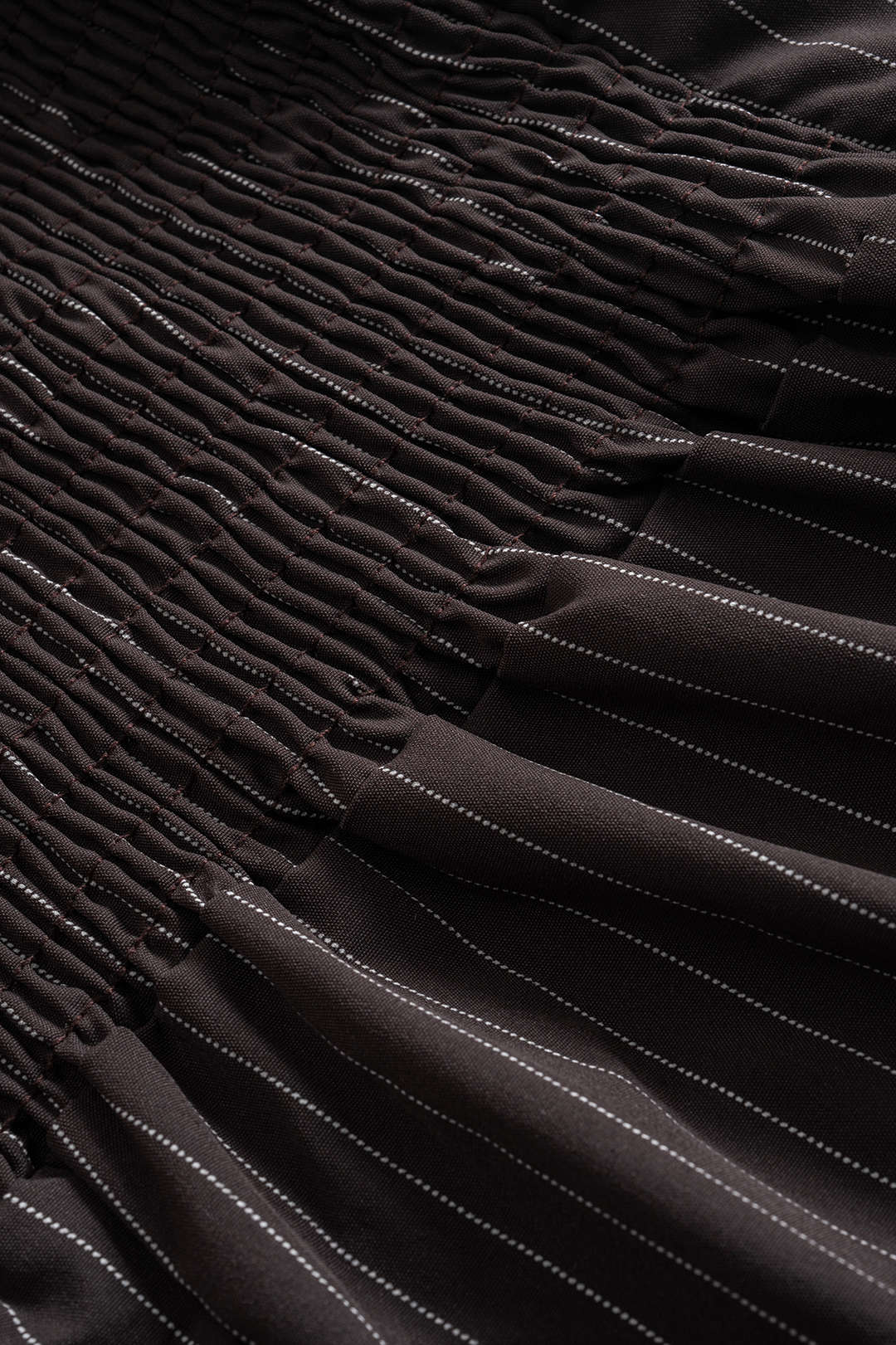 Stripes Print Backless Ruched Sleeveless Jumpsuit