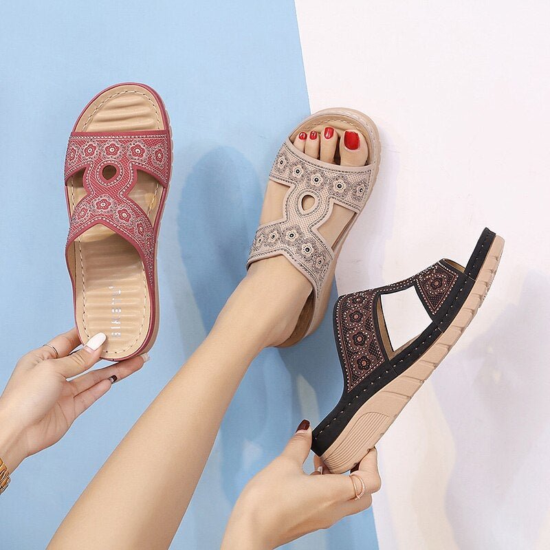 Ethnic style women's sandals
