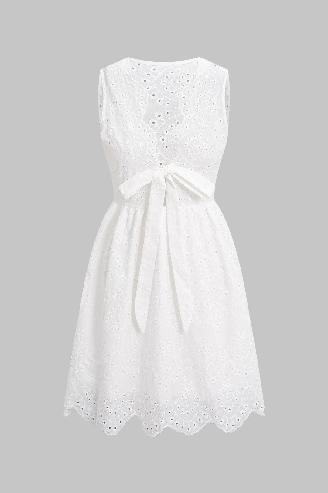 Tie-Up Cut Out Tank Sleeveless Mini Dress