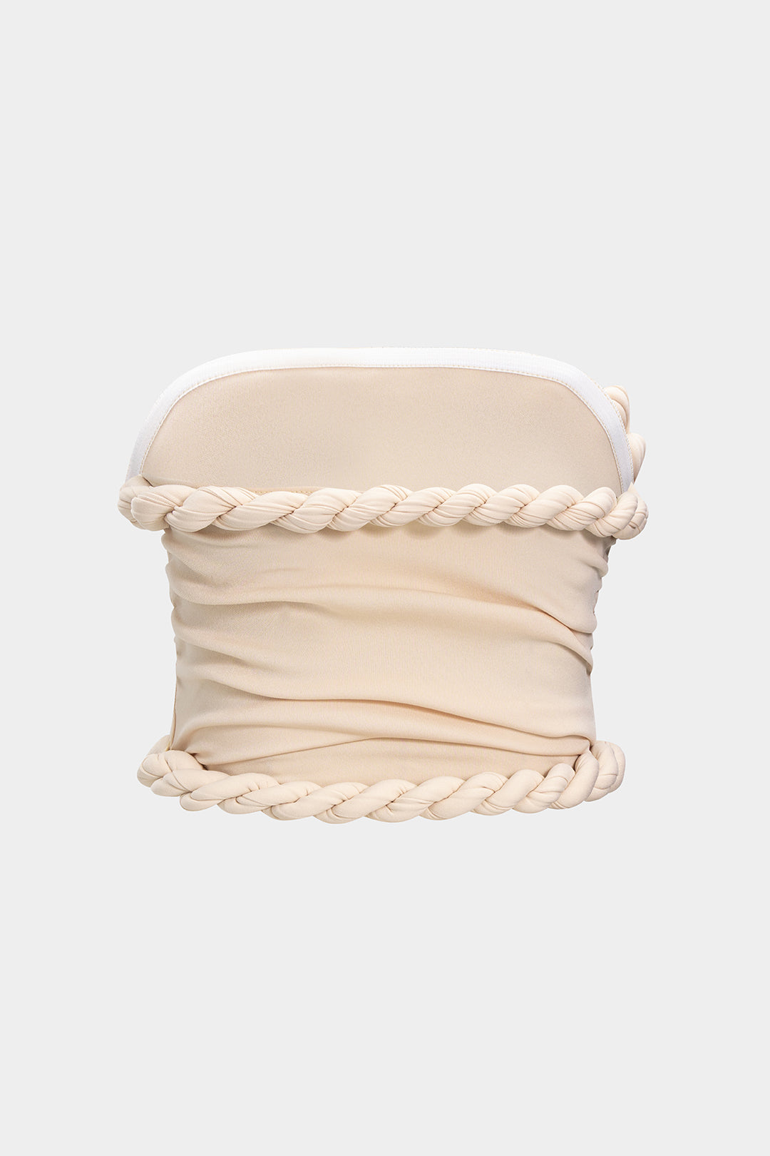 Twist Knot Strapless Tube Top