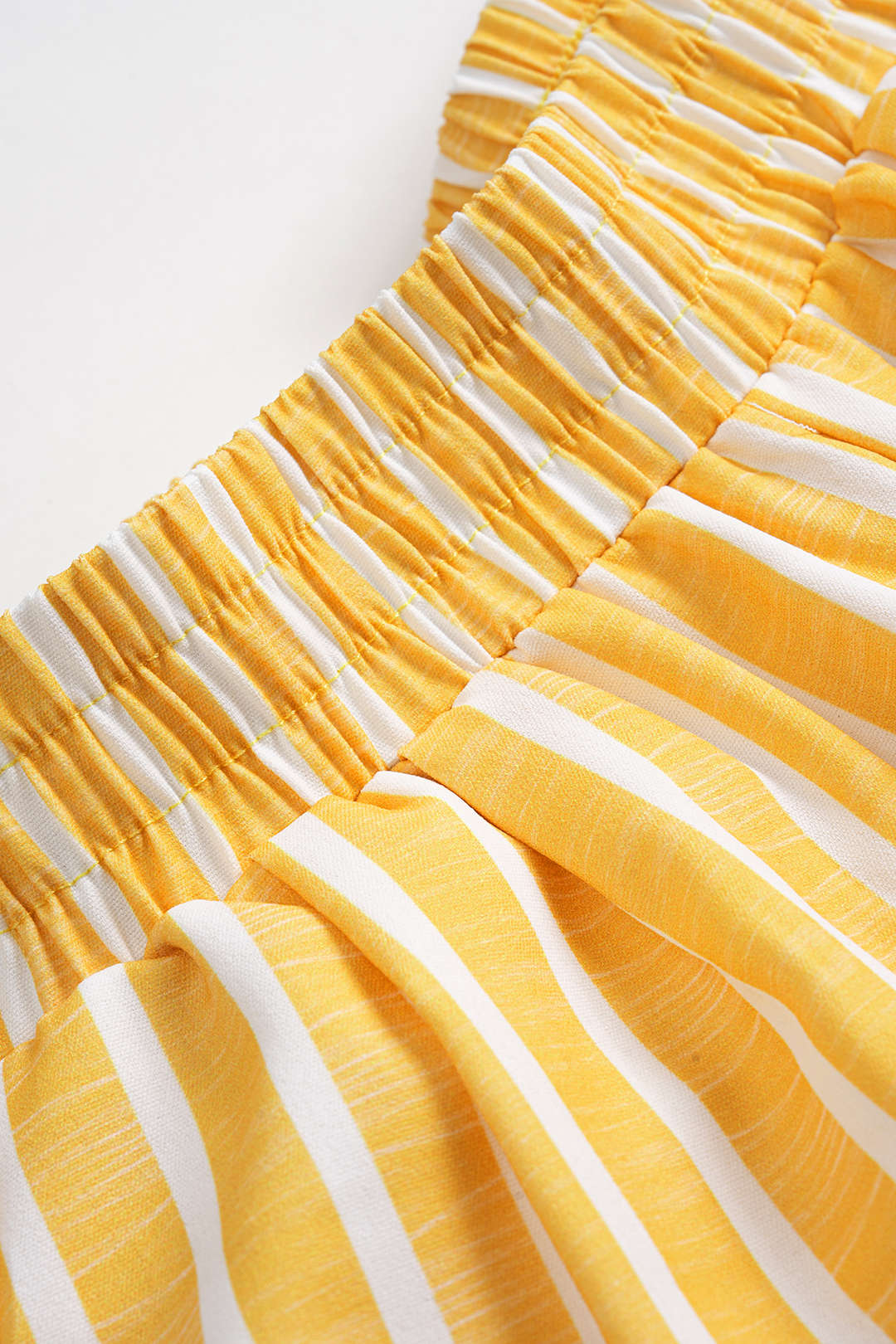 Stripes Print Tie-Up Long-Sleeve Shirt And Trousers Set