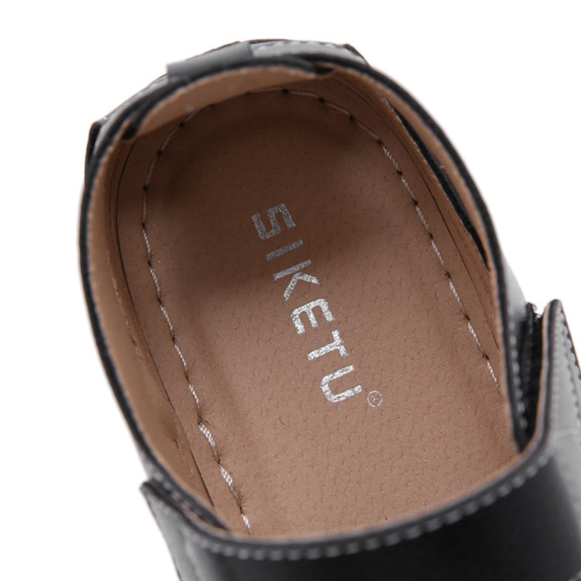 Women's Casual Platform Flat Comfort Breathable Leather Walking Shoes