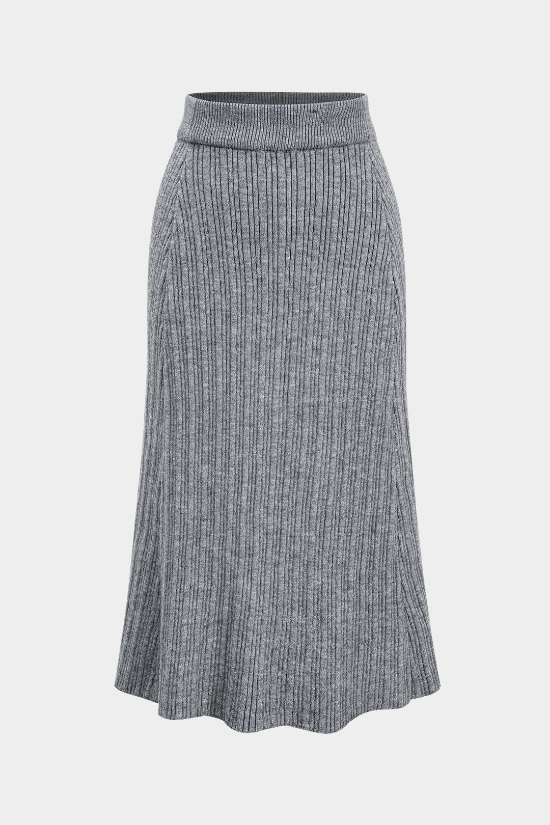 Sweater Cross Top And Skirt Set