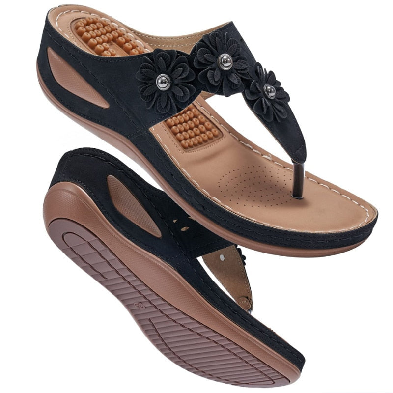 Women Premium Comfort Wedge Massage Fashion Sandals