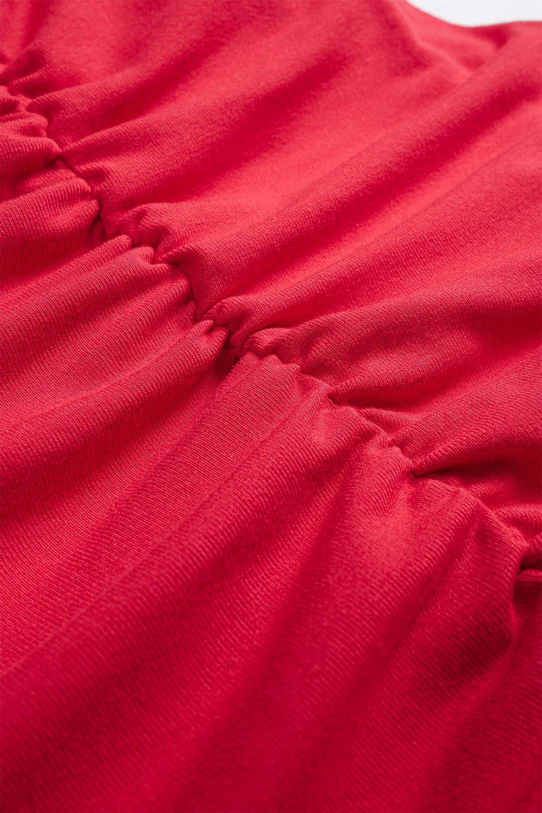 V-Neck Tie Front Ruched Sleeveless Mini Dress