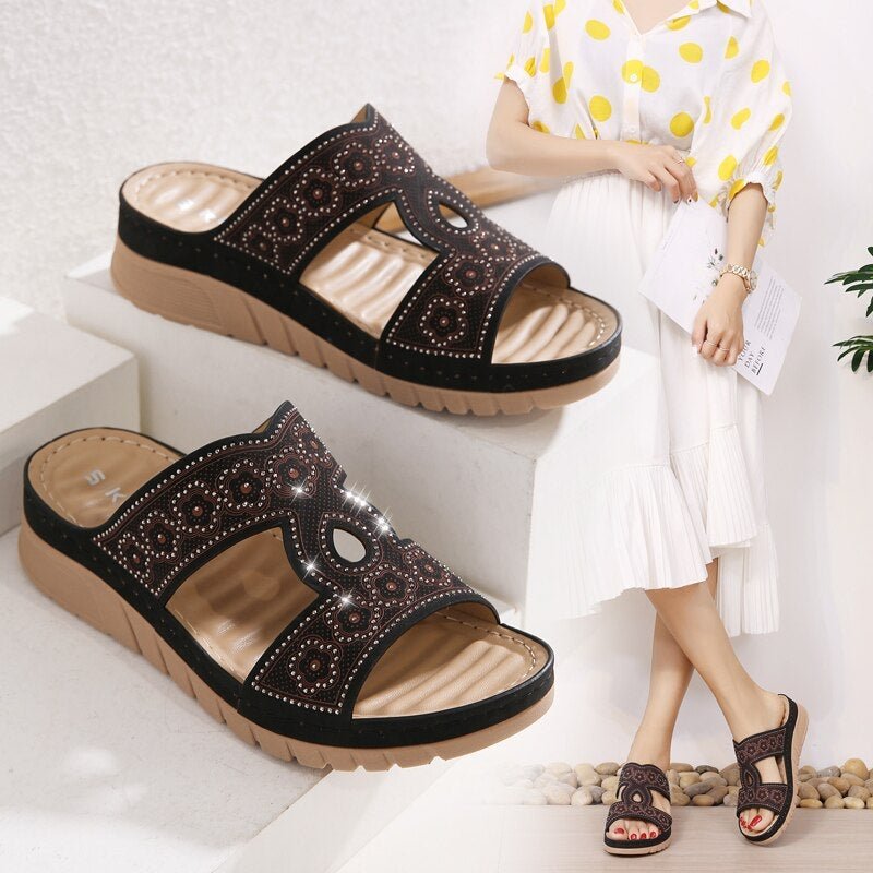 Ethnic style women's sandals