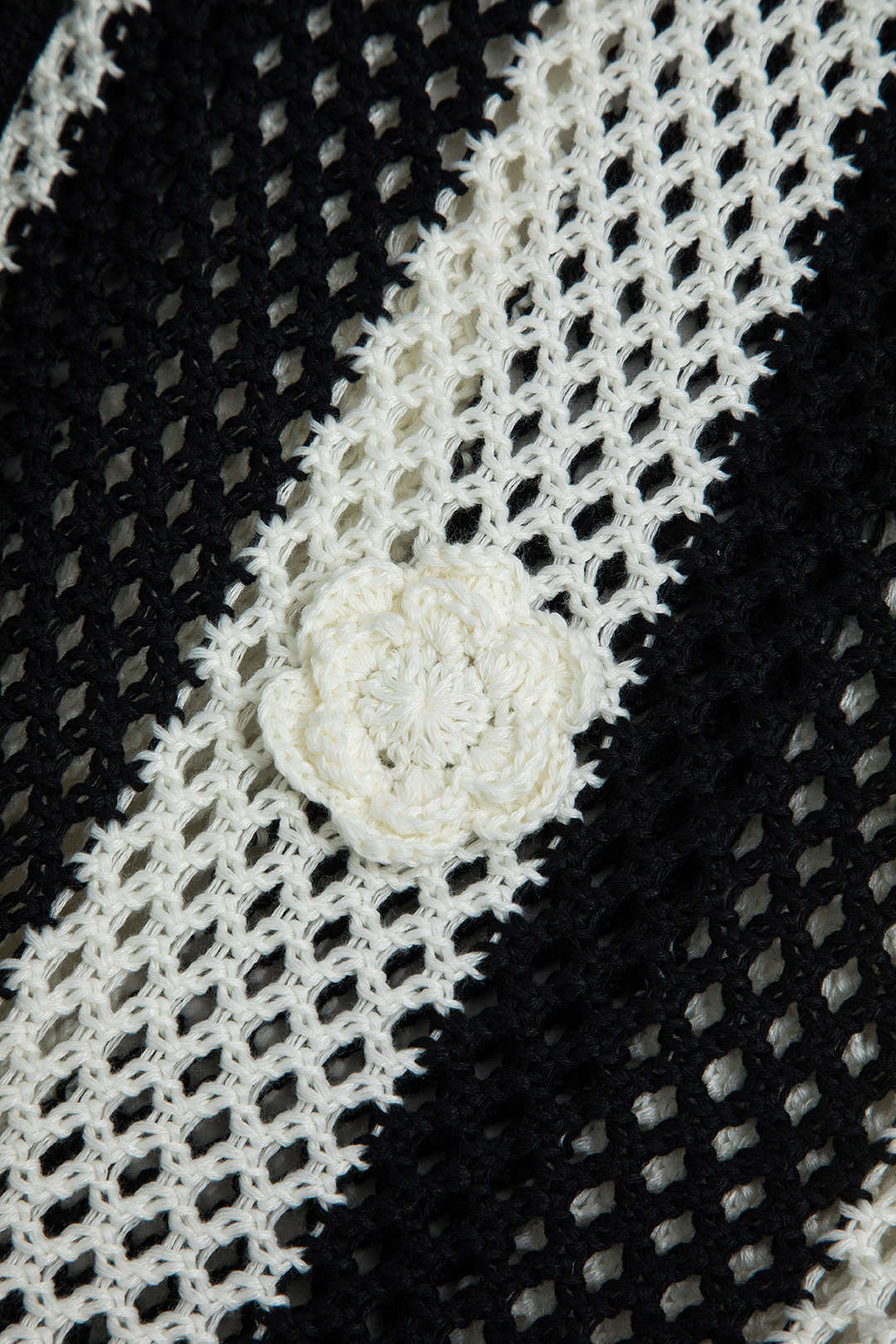 Stripe Cut Out Sweater Vest