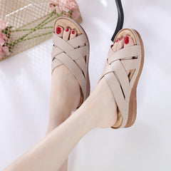 Casual Cross Wedge Stylish Sandals