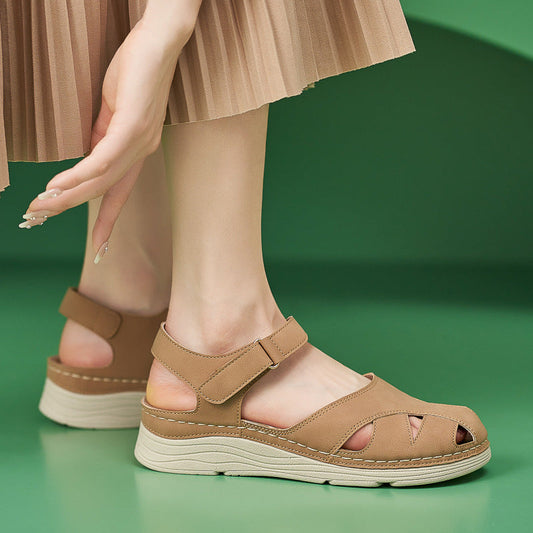 Women's Autumn Comfort Toe Cap Platform Plus Sandals